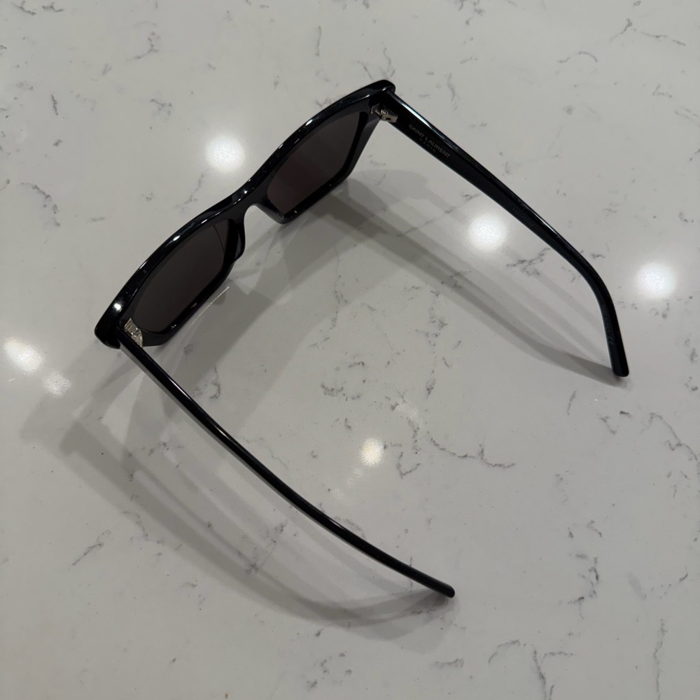 Saint Laurent Dark Frame Mica Sunglasses - Picture 3 of 3